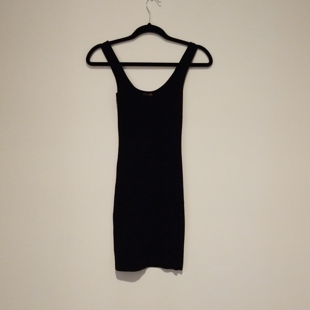 Black tight dress